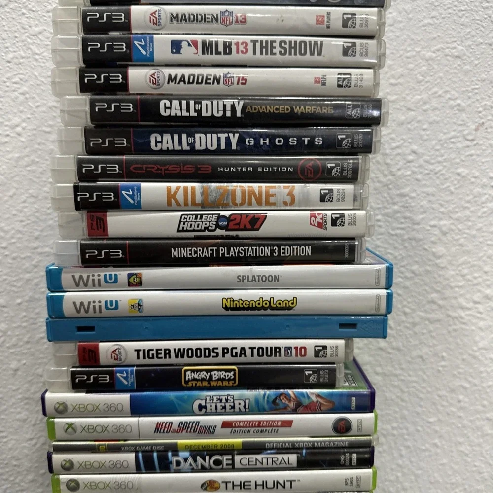 Mixed Lot Of 43 Video Xbox 360,Xbox,PS3,PS2,Wii Untested